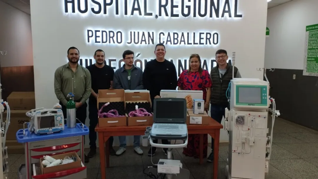 Viceministro de Salud entrega nuevos equipos médicos al Hospital Regional de Pedro Juan Caballero