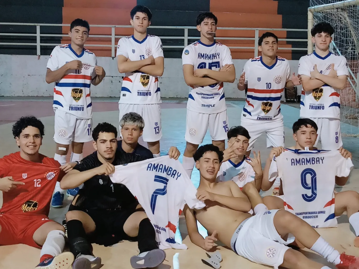 Amambay debuta con goleada sobre Yby Yaú en las Eliminatorias C17