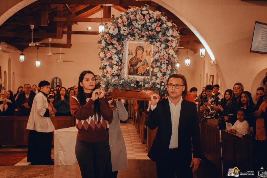 Pedro Juan Caballero celebra el sexto día del novenario a la Virgen del Perpetuo Socorro