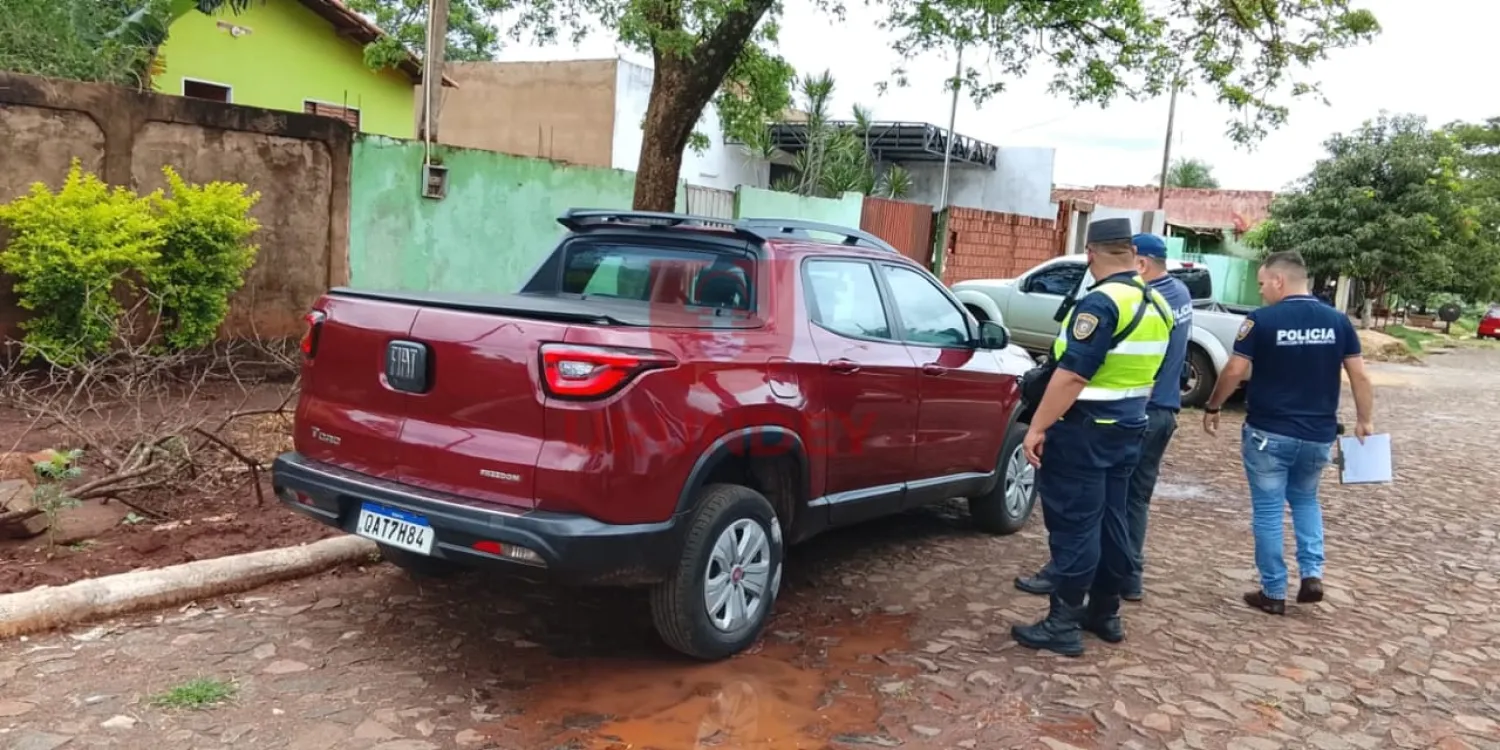 Hallan en Pedro Juan Caballero una camioneta hurtada en Ponta Porã