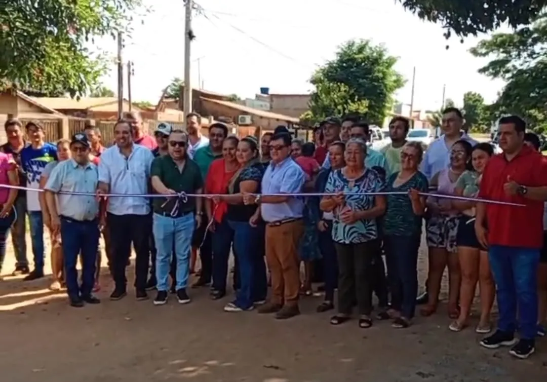 Gobernación de Amambay inaugura empedrado en el barrio María Victoria de PJC