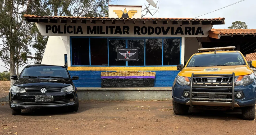 Polícia Militar Rodoviaria detiene a un hombre con casi 400 kilos de marihuana en Aral Moreira