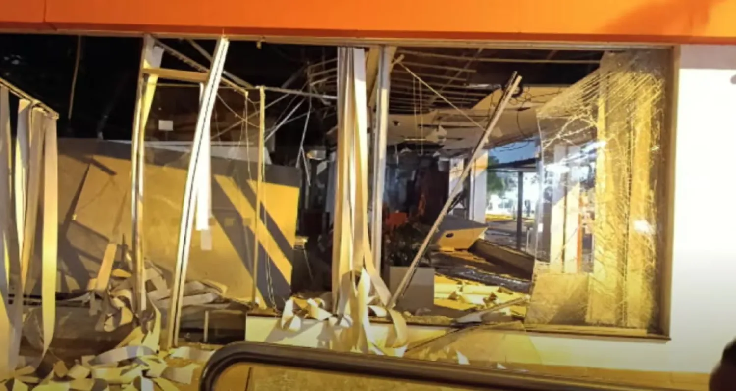 Asaltaron banco en Katuete con explosivos y repelieron a la Policía
