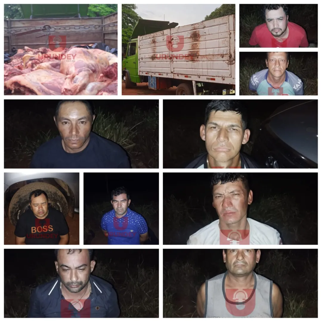 Caen nueve presuntos abigeos en una estancia de PJC con carne de dudosa procedencia