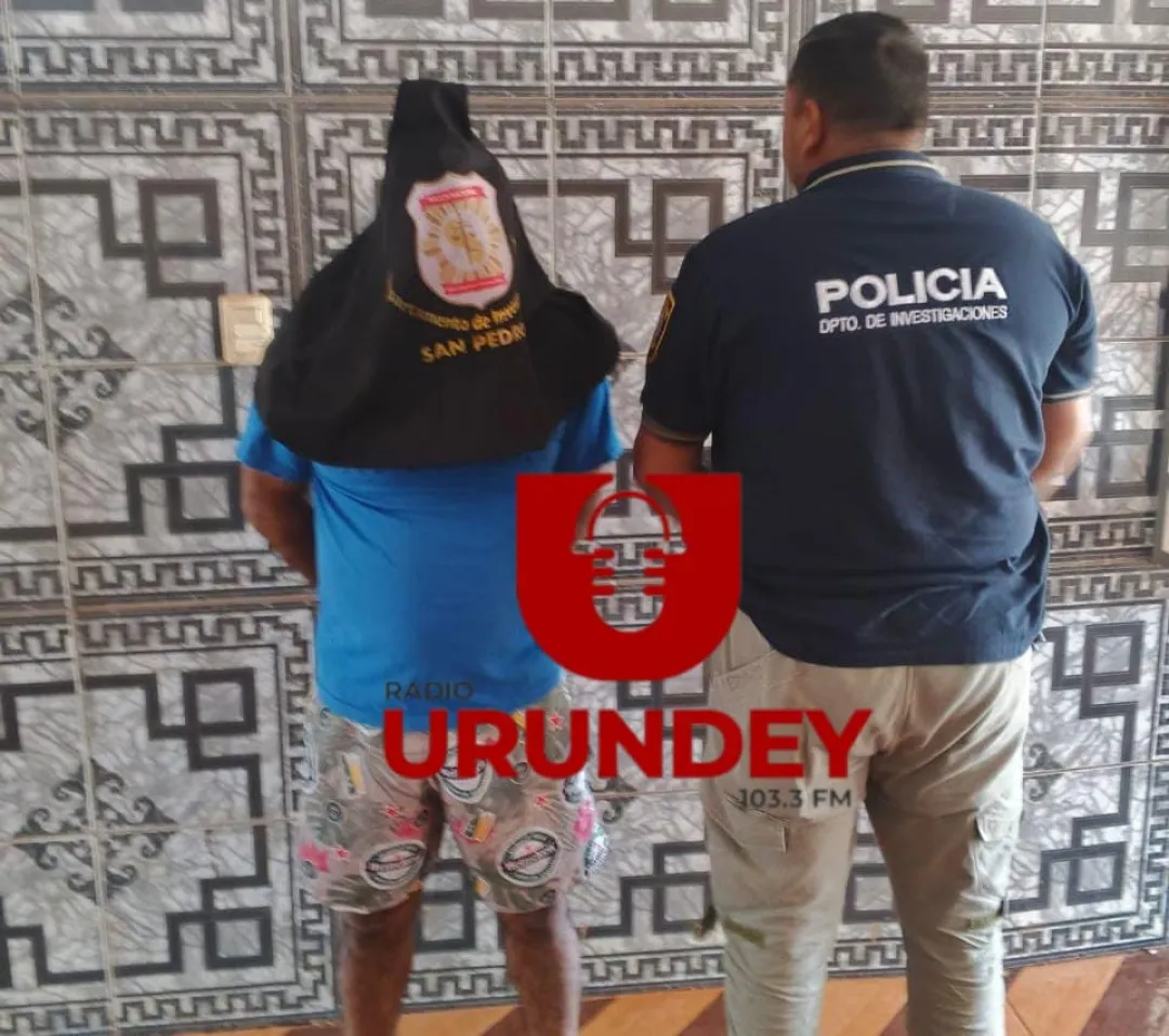 Detienen a un policía en PJC por un caso de asalto en Santa Rosa del Aguaray