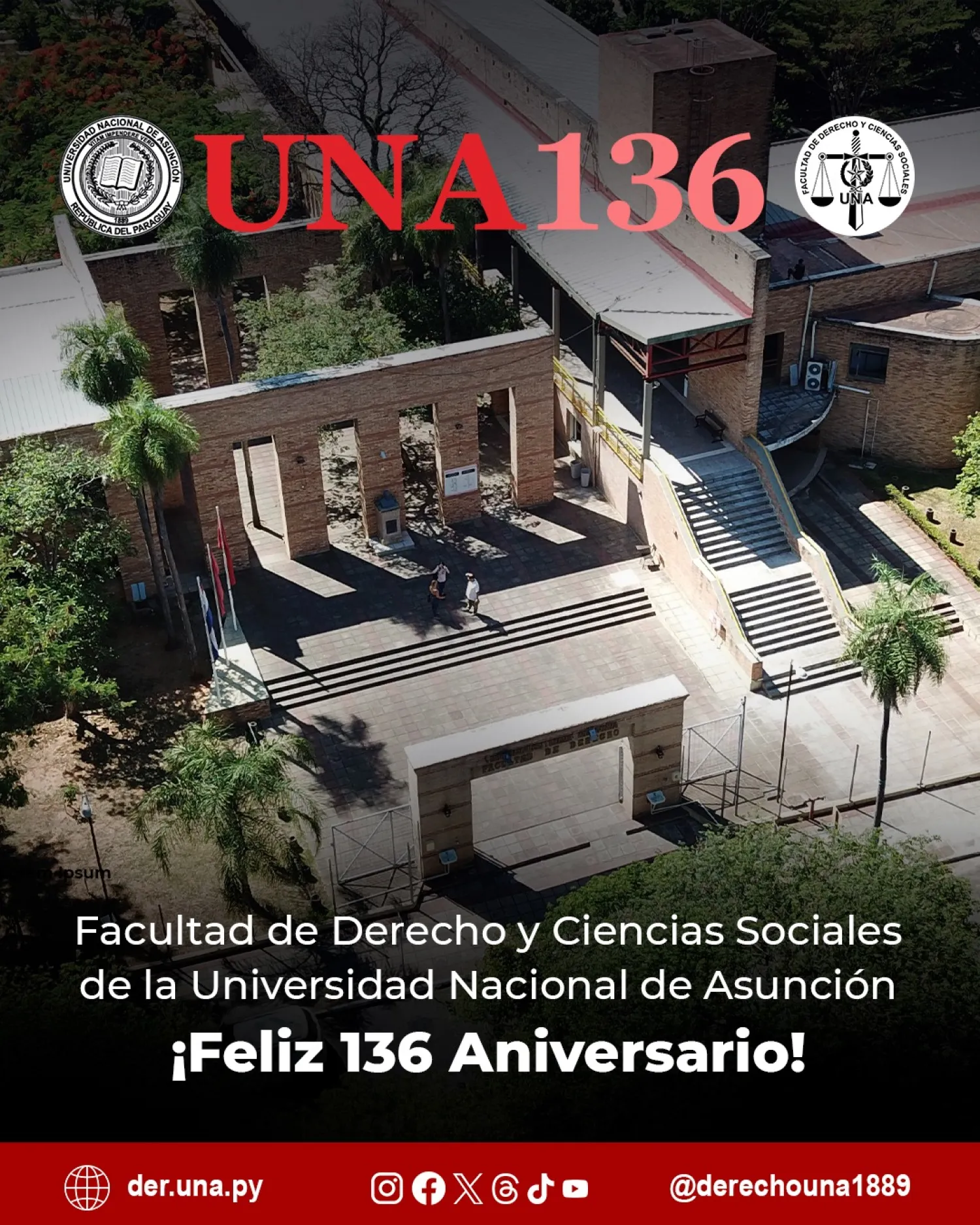 La UNA celebra 136 años y la Facultad de Derecho en Pedro Juan Caballero suma 31 de trayectoria