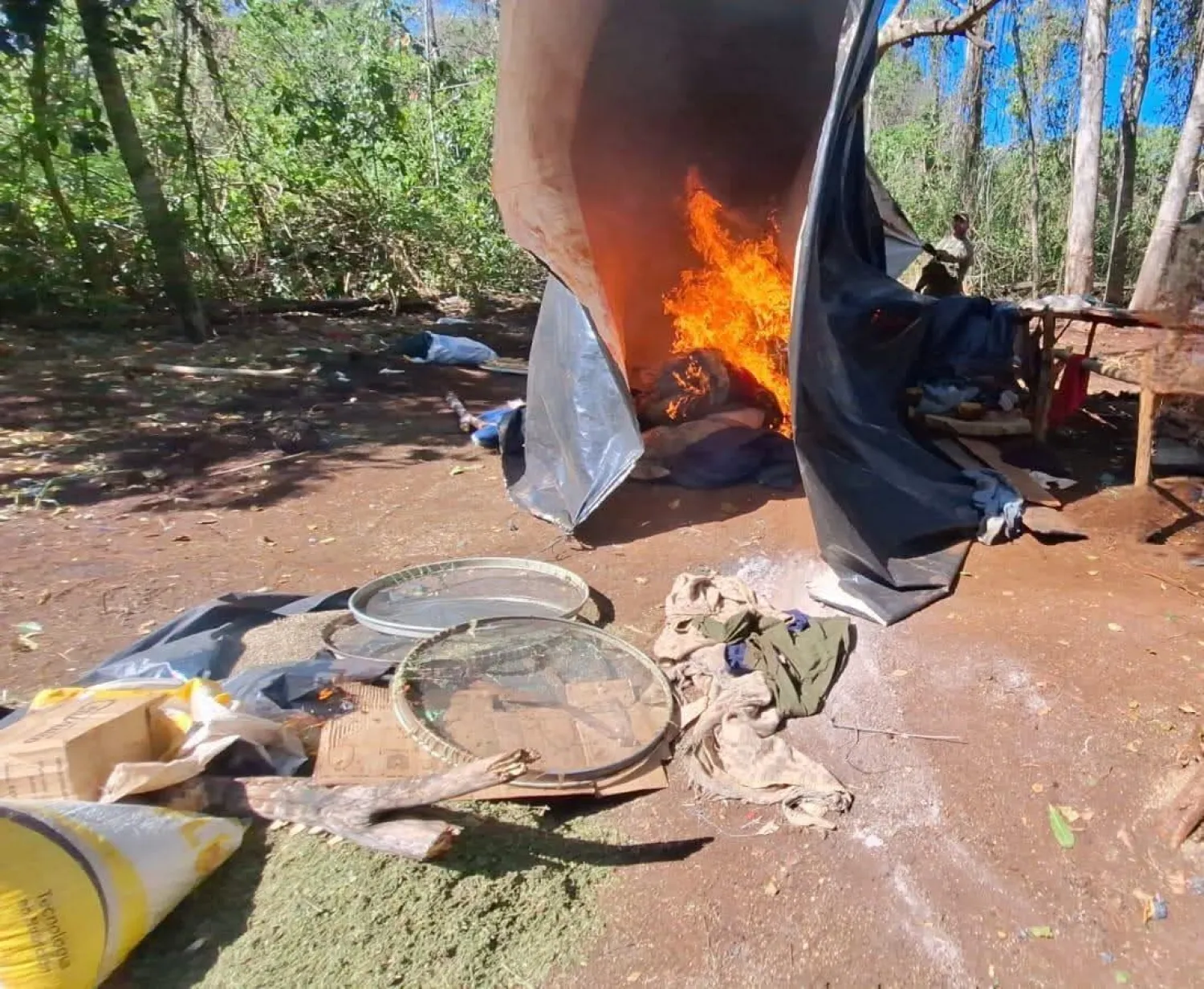 Destruyen más de tres toneladas de marihuana picada en Pedro Juan Caballero