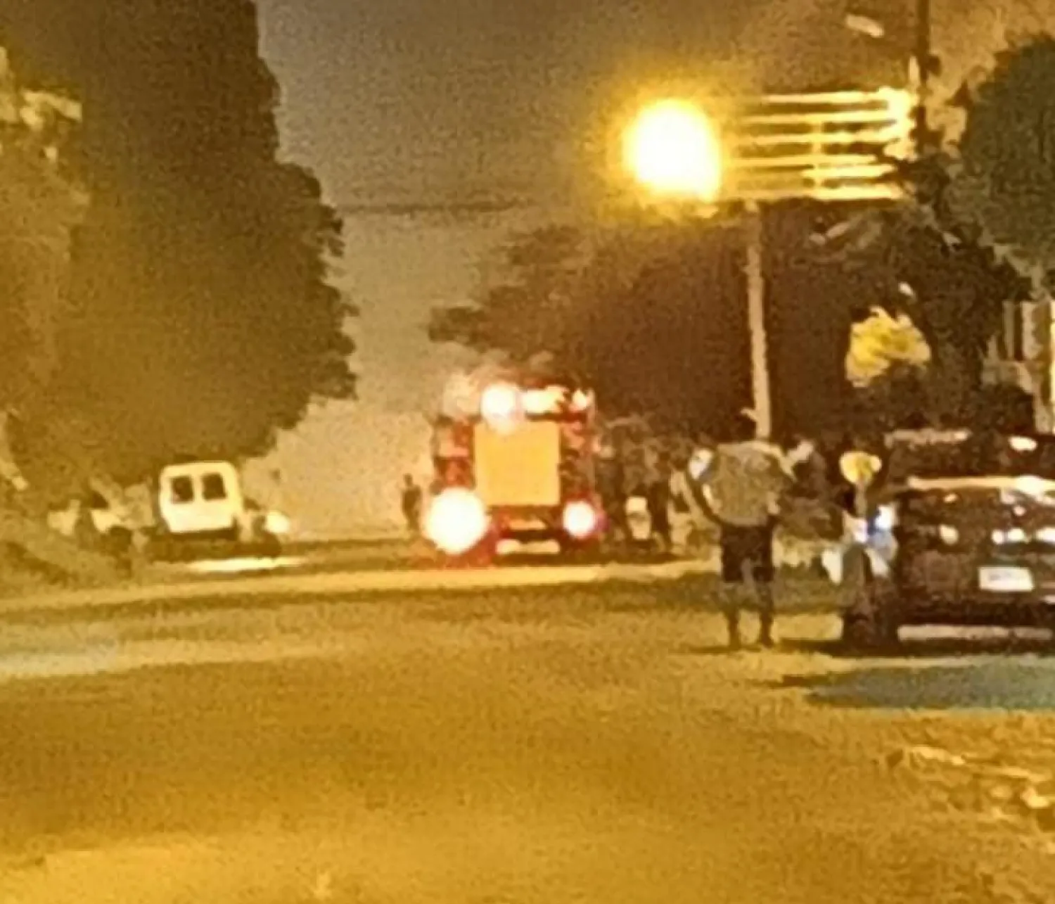 Explosión de aire acondicionado causa incendio de una vivienda en Pedro Juan Caballero