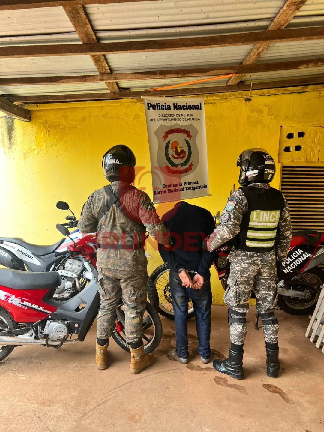 PJC: Tras persecución detienen a un brasileño con una motocicleta que acababa de robar