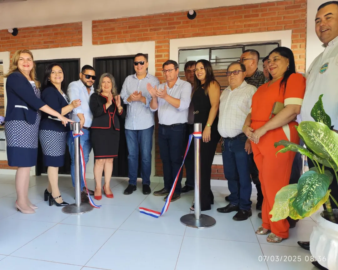Gobernación de Amambay inaugura salas para altas autoridades del colegio San Blas de PJC