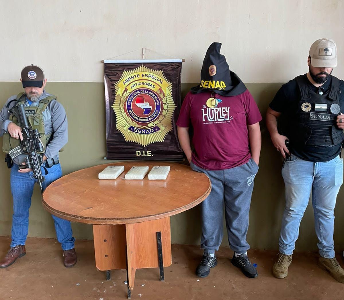 Brasileño con orden de captura en Brasil fue detenido en PJC con 3 kilos de cocaína