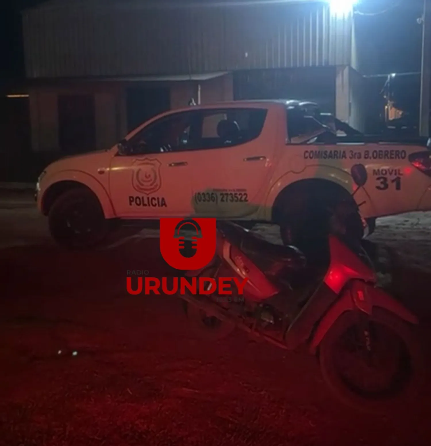 Policía recupera motocicleta hurtada de una escuela en Pedro Juan Caballero