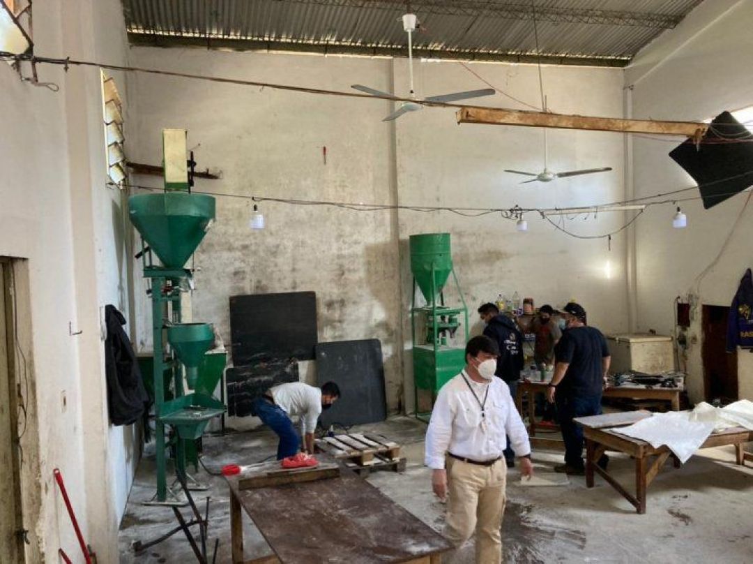 Fiscalía allanó depósito clandestino de reembolso de azúcar en San Lorenzo