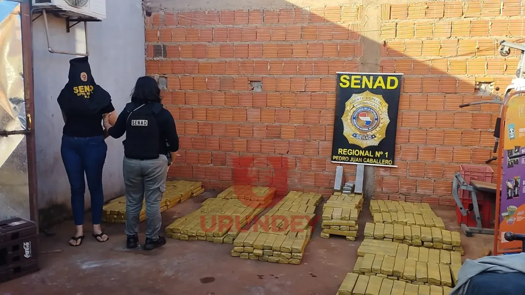 PJC: SENAD incauta más de 500 kilos de marihuana oculta en tanque de agua