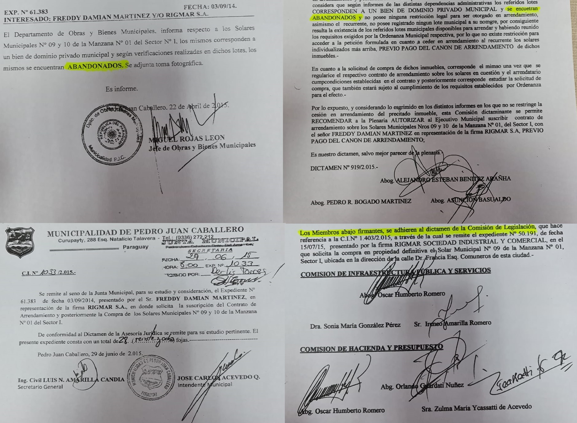 Concejal pone en duda legalidad de arrendamientos de solares municipales de PJC y podría derivar en nulidad