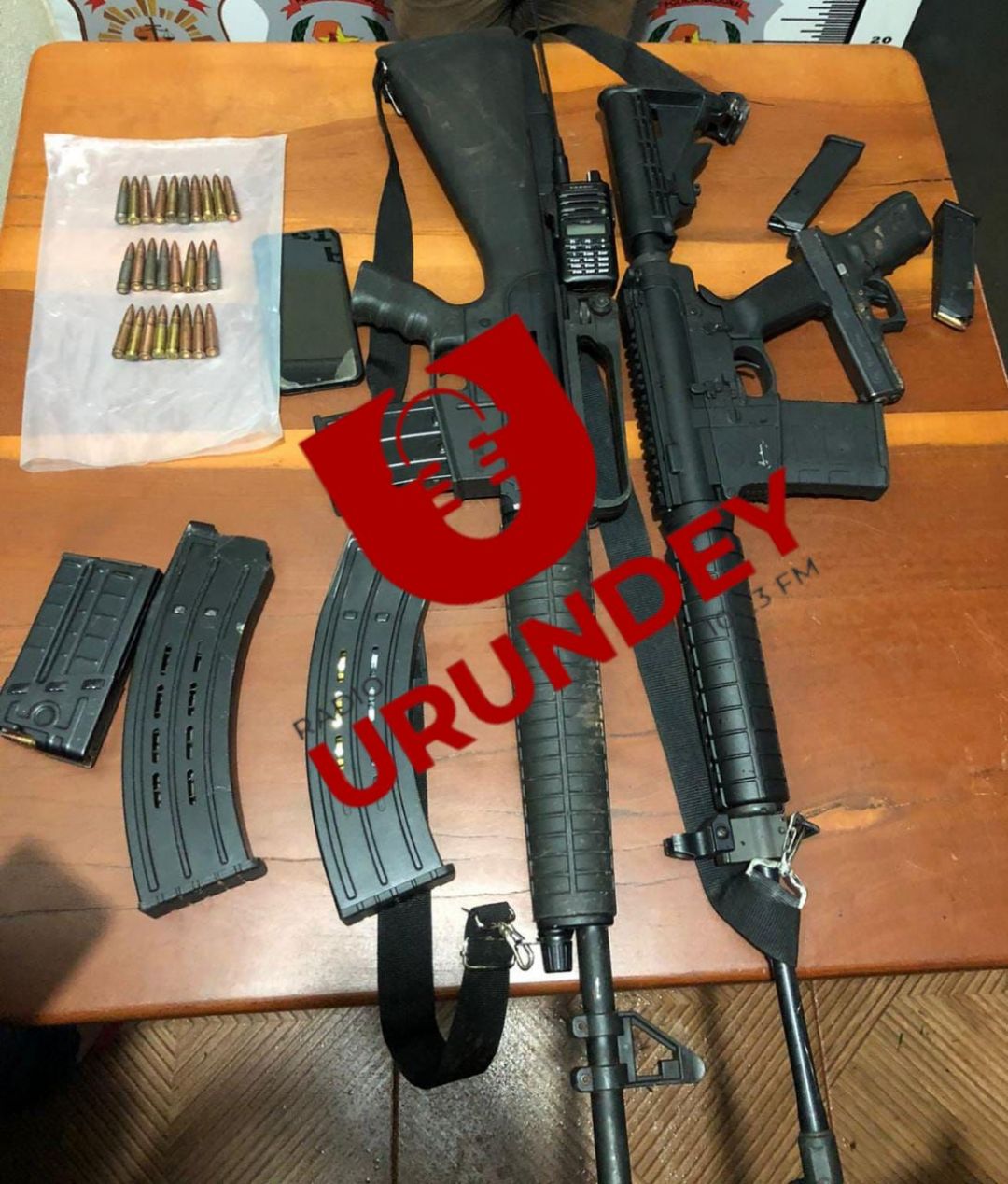 Armas de grueso calibre fueron incautadas tras enfrentamiento en Capitán Bado