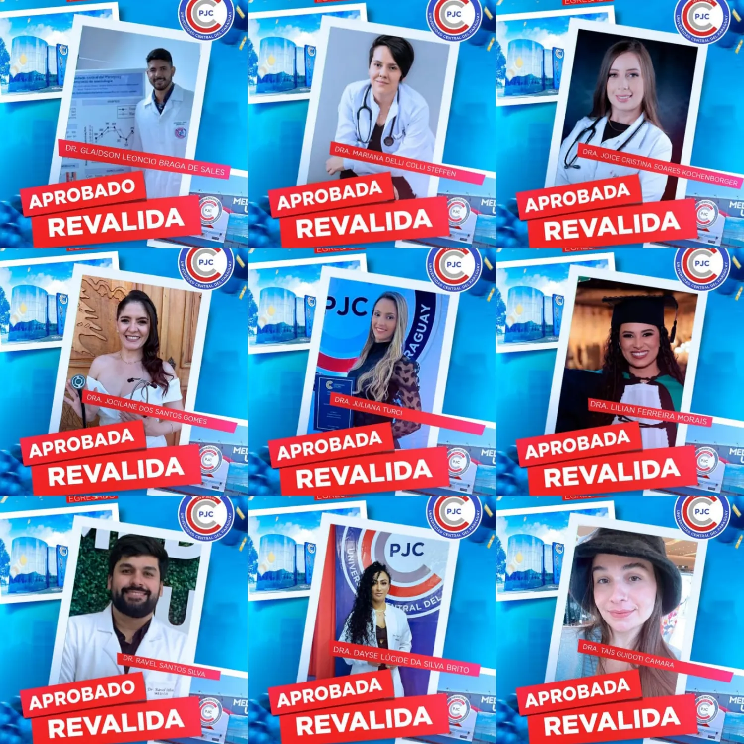 La UCP Pedro Juan Caballero lidera el ranking de aprobación del Revalida Brasil 2025