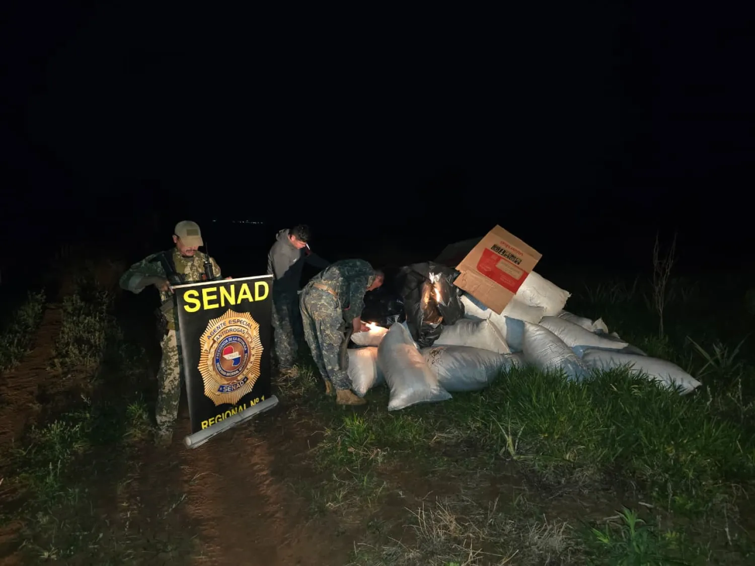 SENAD incauta 2.625 kilos de marihuana y dos camionetas en Karapaí