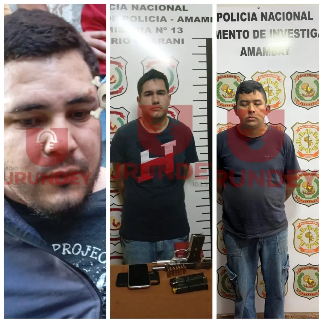 Imputan a tres sospechosos de intento de asalto a inmobiliaria en Pedro Juan Caballero