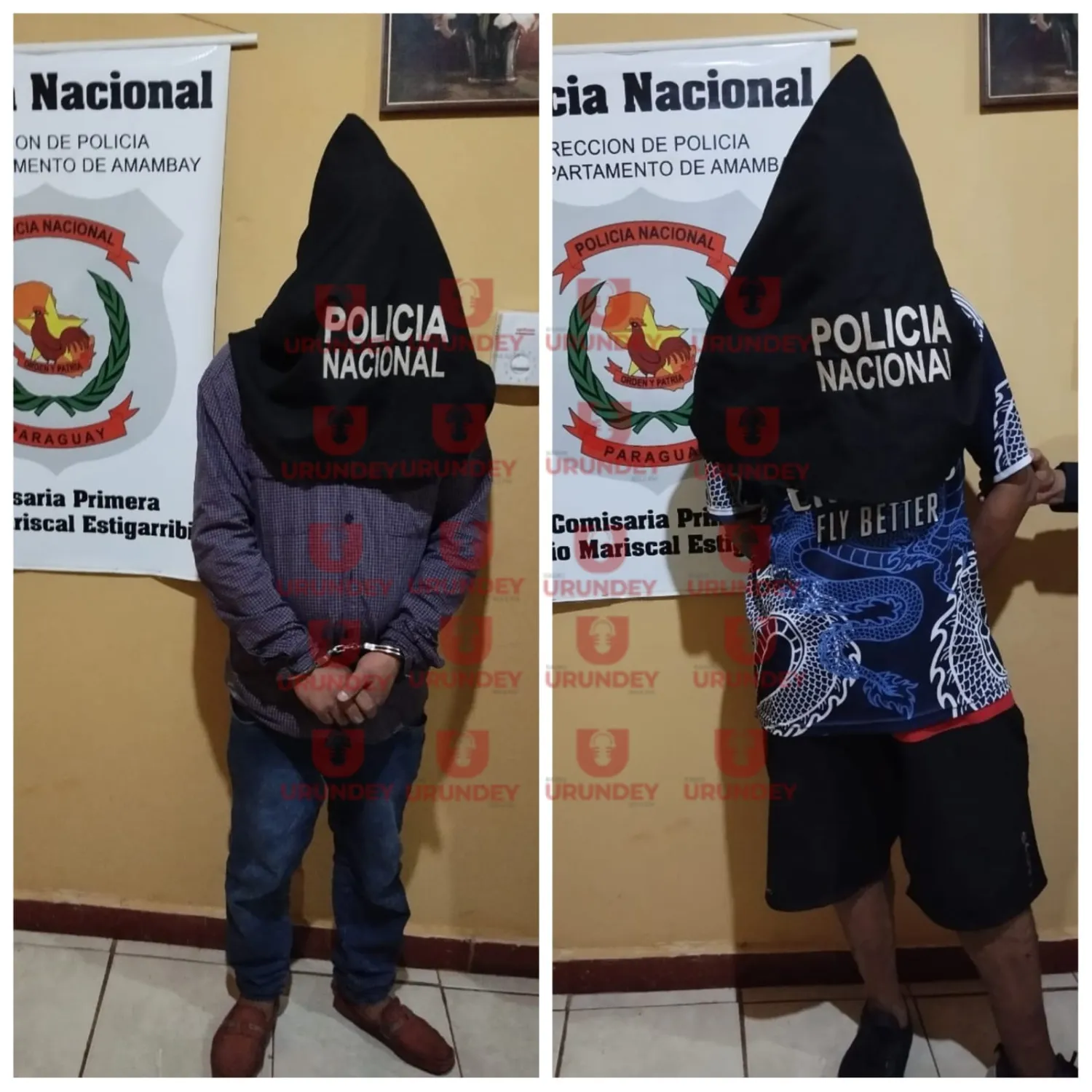 Policía detiene a dos sujetos merodeando alrededor del Hospital Regional de PJC