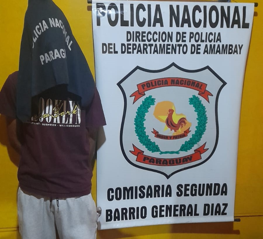 Brasileño hurtó una motocicleta y fue aprehendido por policías