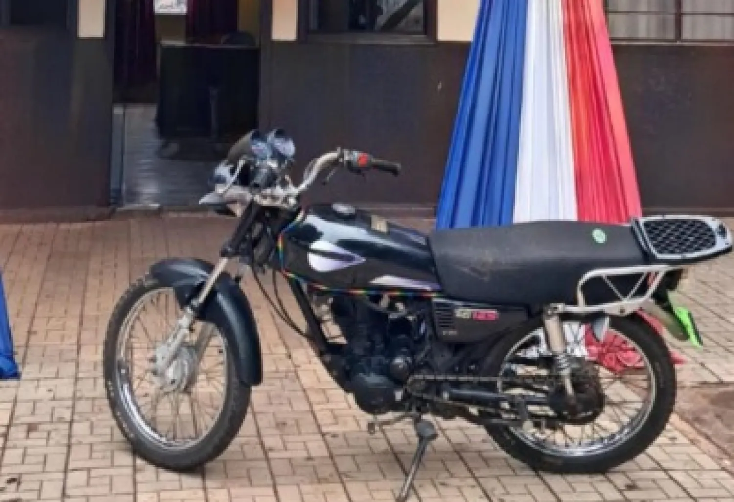 Incautan motocicleta sin chapa con roncador en Pedro Juan Caballero