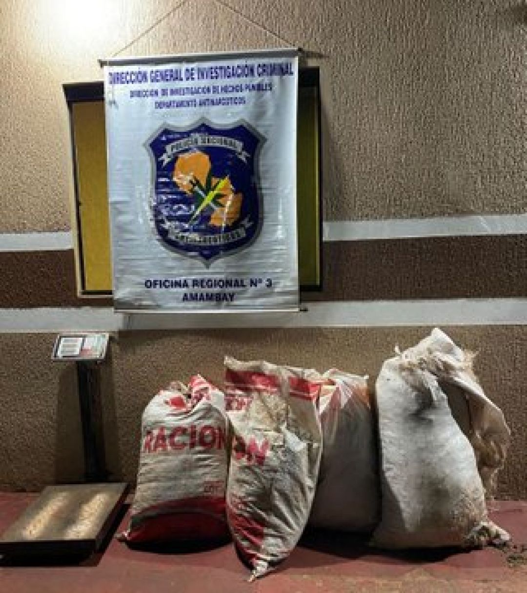Antinarcóticos incautó 35 kilos de marihuana tras persecución en PJC