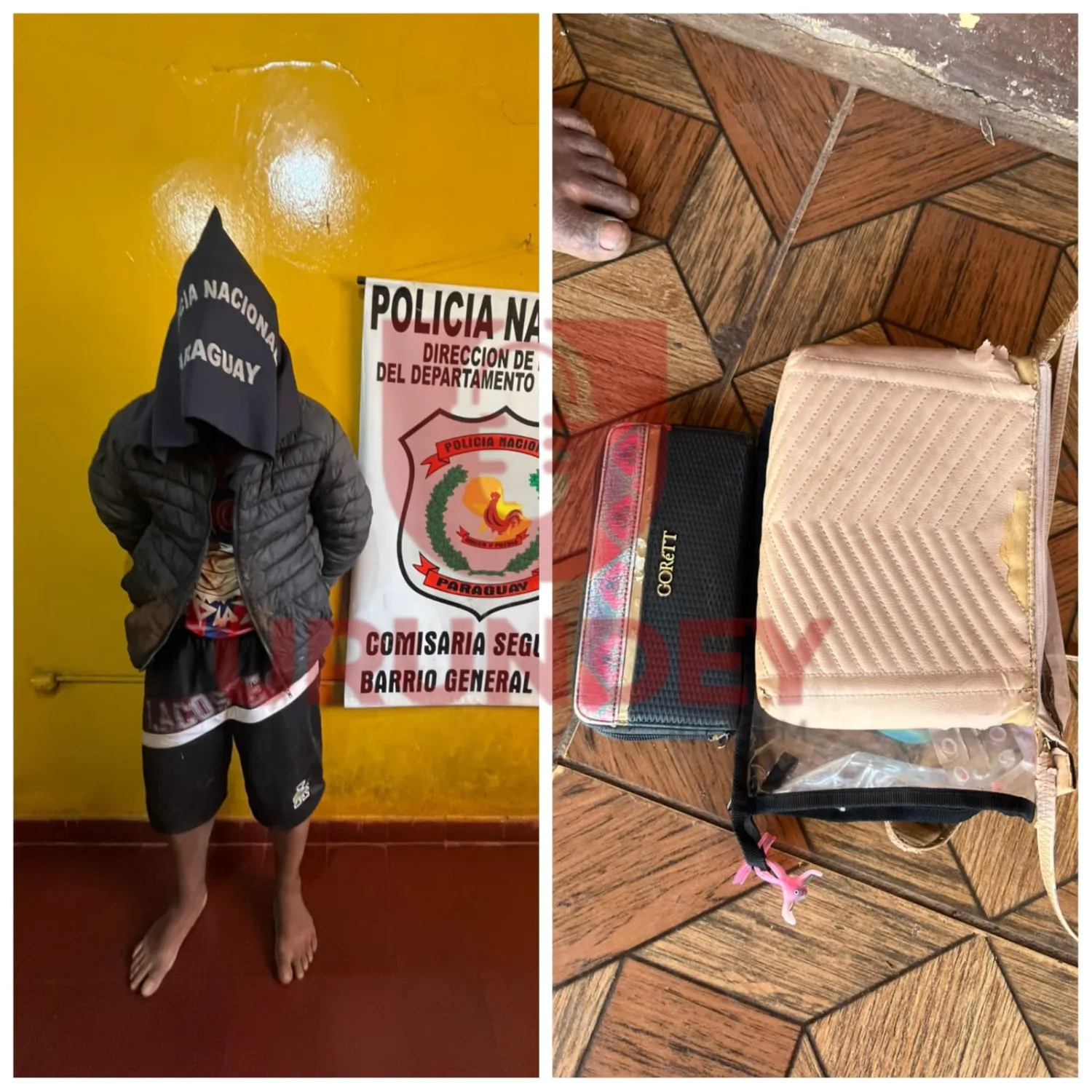 Policía detiene a un joven tras asaltar a una mujer en Pedro Juan Caballero