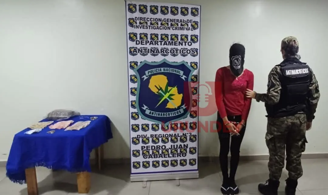Detienen a brasileña durante allanamiento por microtráfico en Pedro Juan Caballero
