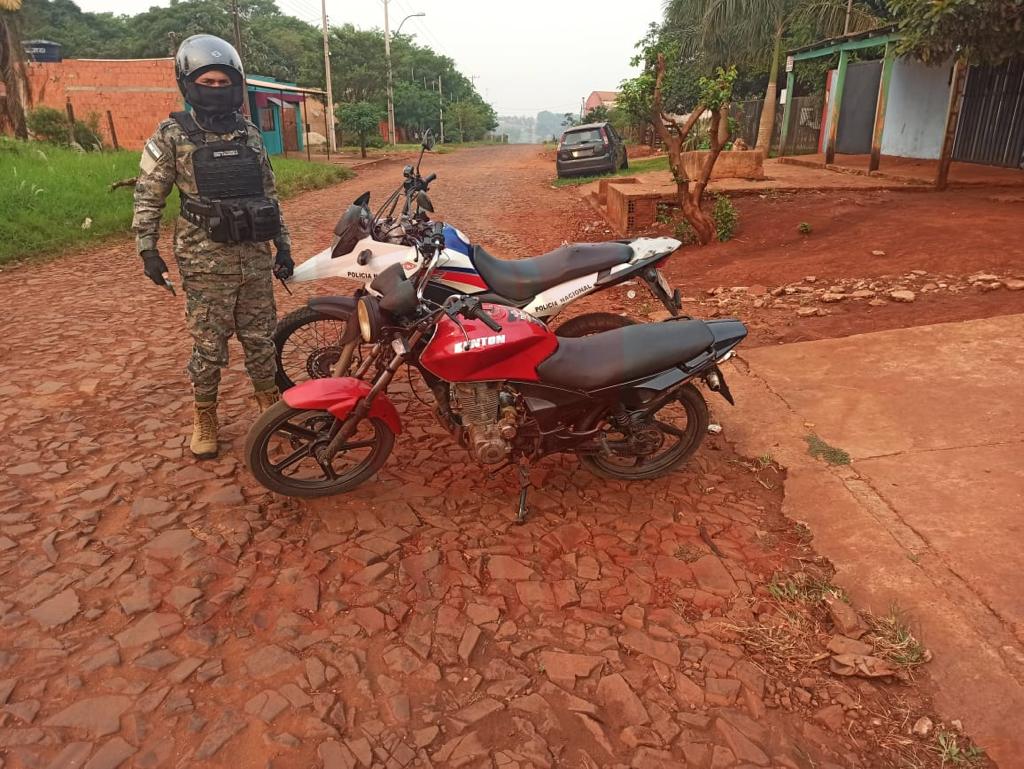 Exitoso Operativo de Recuperación: Motocicleta Hurtada Recuperada en la fracción Santa Ana