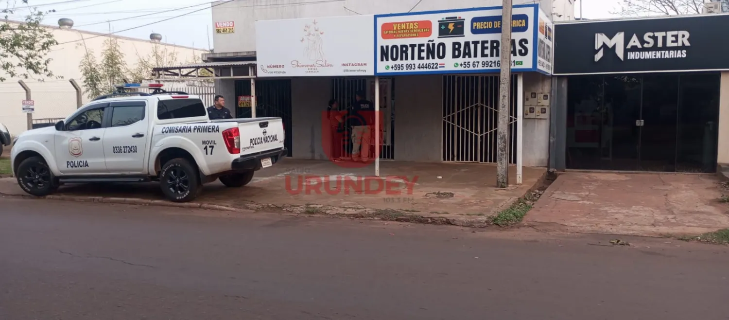 Delincuentes hurtan simultáneamente en tres locales comerciales en Pedro Juan Caballero