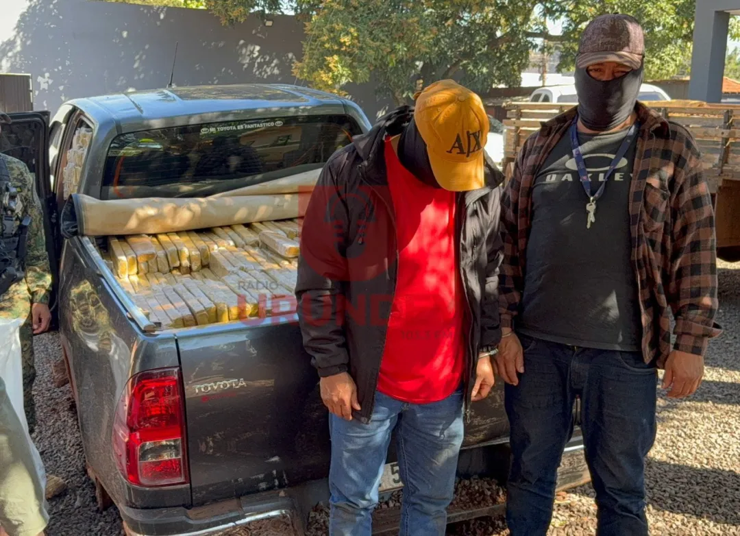 Marihuana incautada tras persecución y balacera en Zanja Pytã arrojó cerca de 1.500 kilos