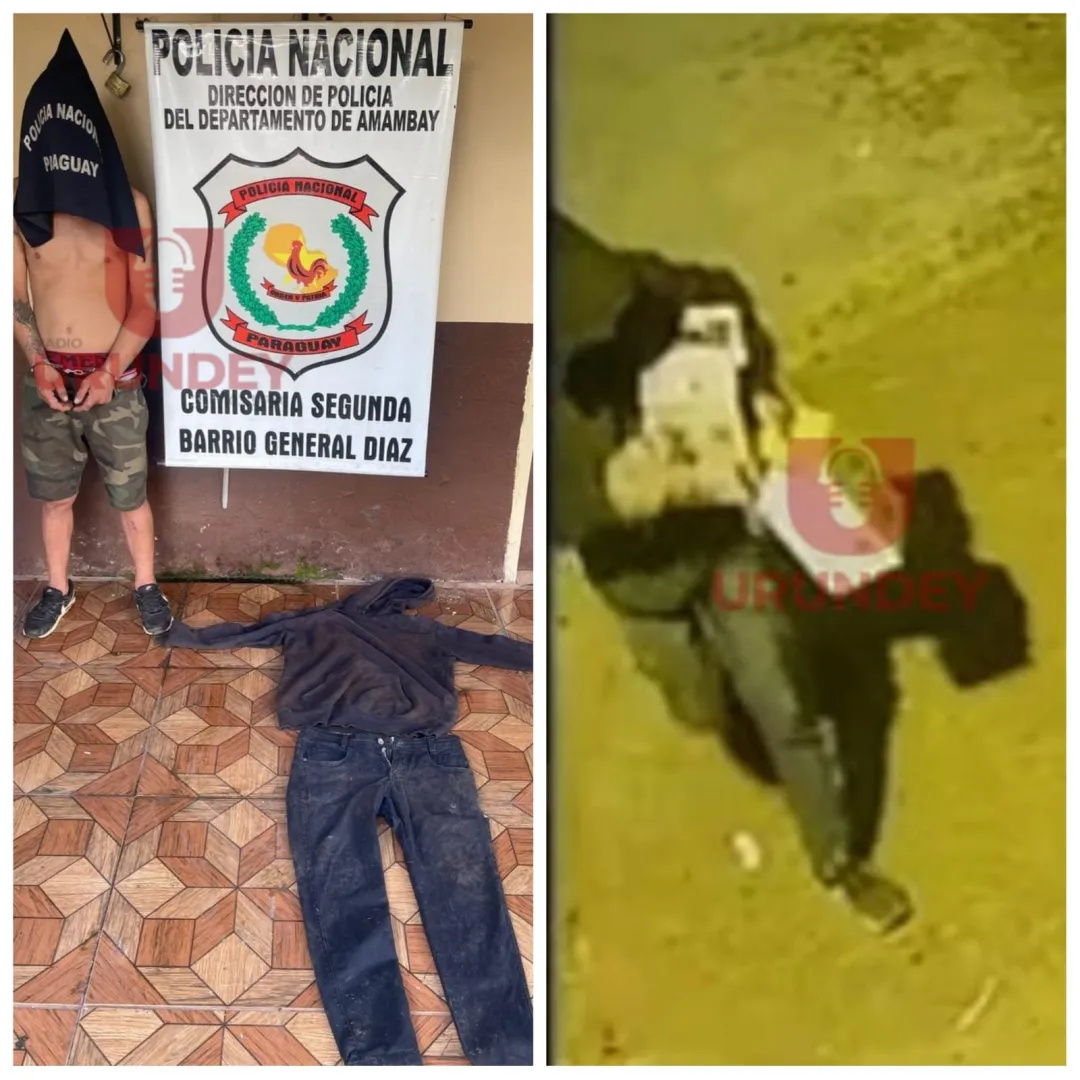 Hombre es detenido en seguimiento a hurto en una emisora radial en Pedro Juan Caballero