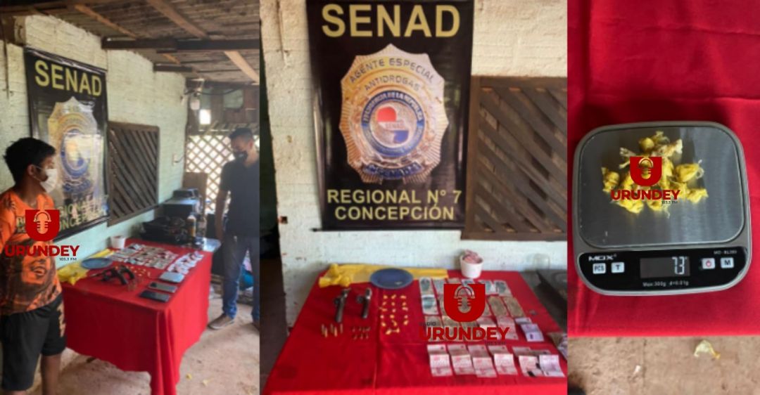 Detienen en Concepción a joven con crack para comerciar