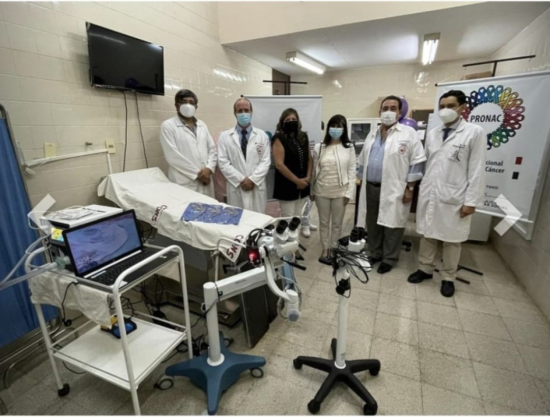 INCAN recibe nuevos equipos para detección de cáncer de cuello uterino