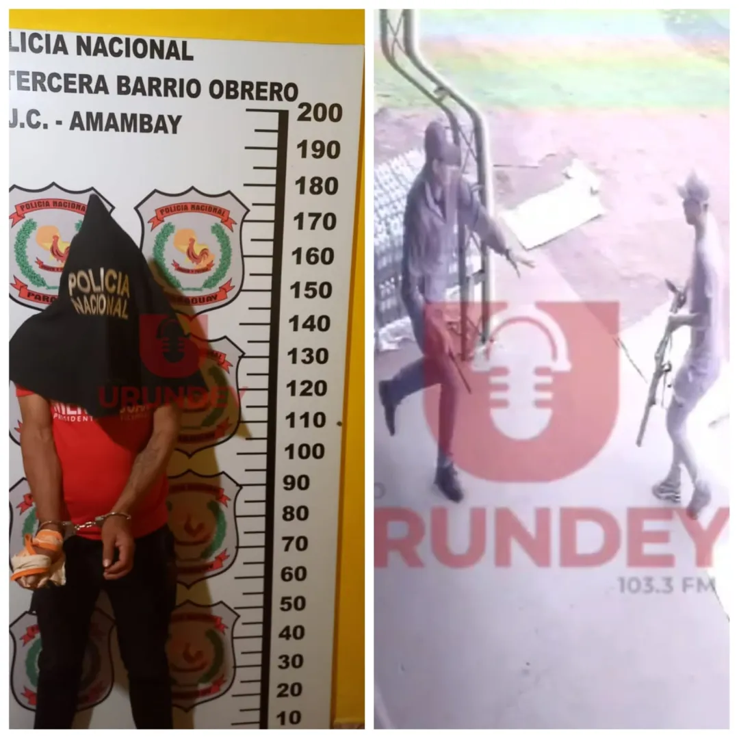 Guardia recupera escopeta en intento de robo y el autor es detenido un día después en PJC