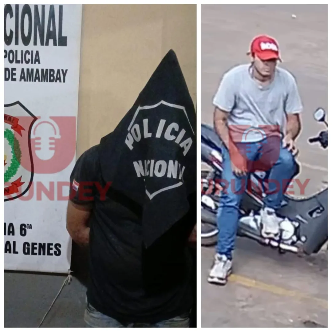 PJC: Detienen a un gomero tras ser visto en circuito cerrado hurtando una motocicleta