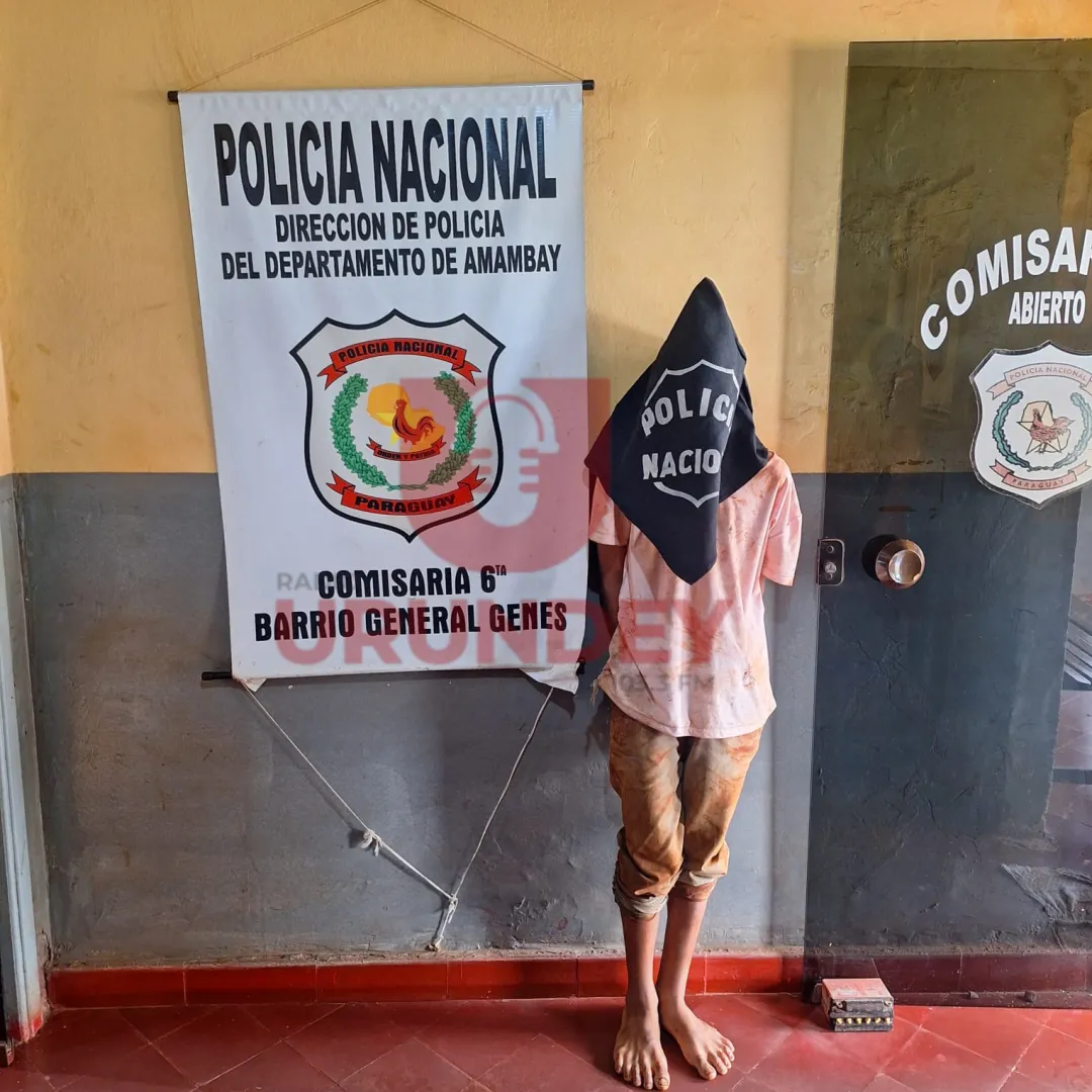 Menor de 16 años es detenido por hechos de hurto domiciliario en Pedro Juan Caballero
