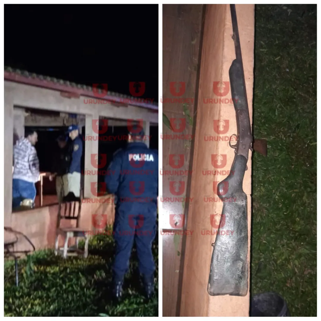 Allanan establecimiento rural en Capitán Bado e incautan escopeta por caso de disparos