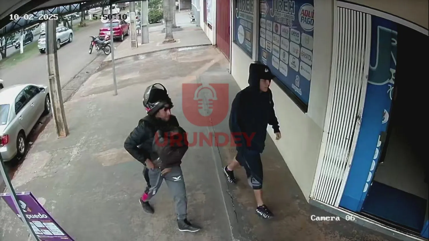 Dos hombres armados roban G. 6 millones de un local de giros en Pedro Juan Caballero