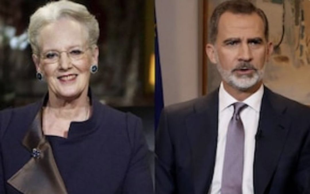 Reina de Dinamarca y rey español tienen COVID