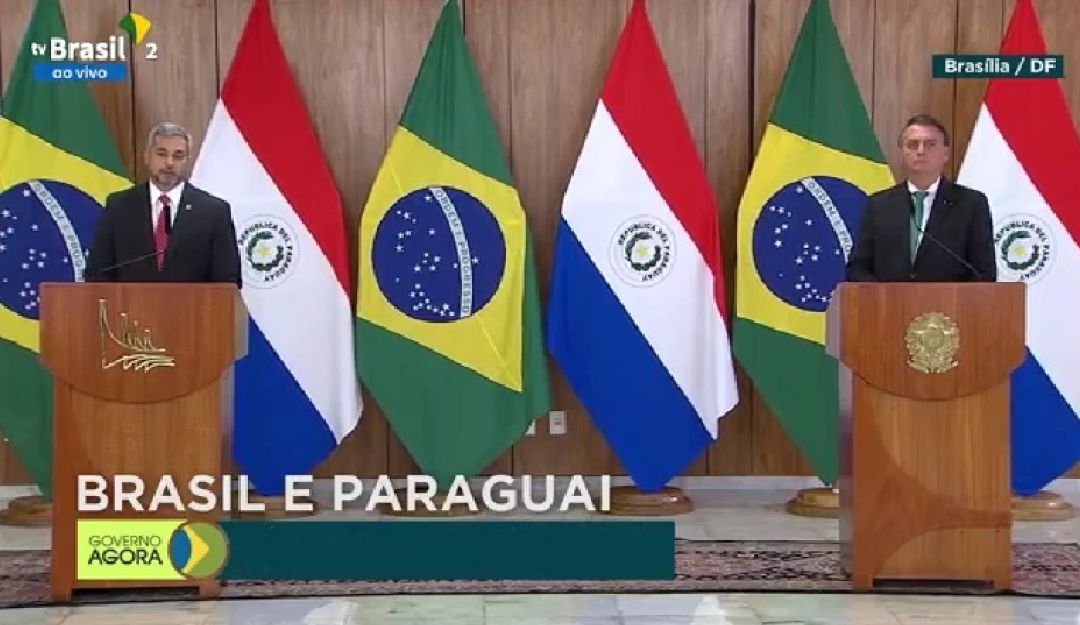 Abdo resaltó visita oficial a su par Jair Bolsonaro