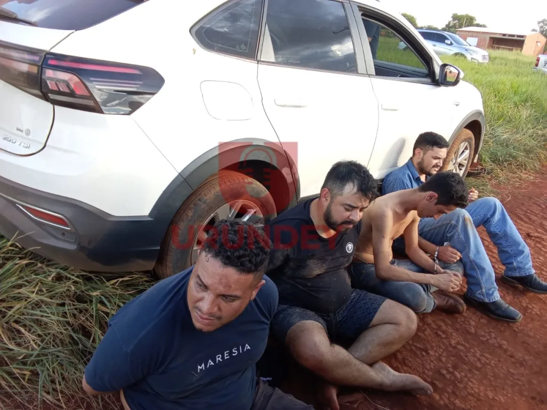 Detienen a cuatro hombres en Pedro Juan Caballero circulando en un auto robado en Brasil