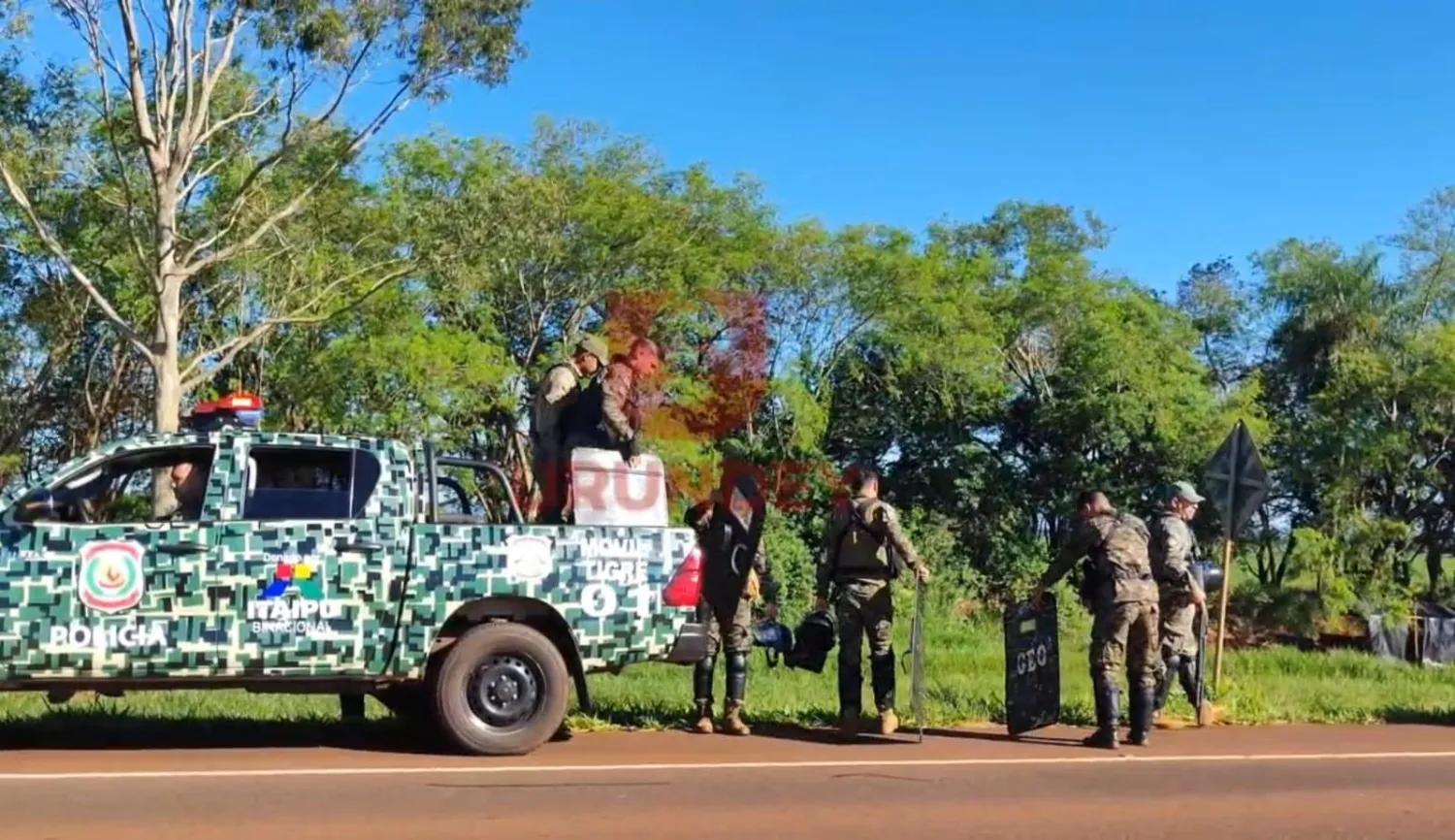 PJC: Fiscalía interviene terreno denunciado por invasión de inmueble al costado de la Ruta PY05