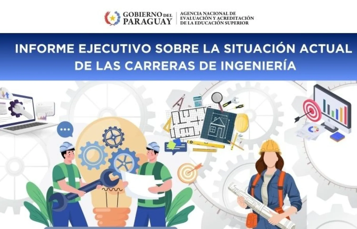 Aneaes presenta informe ejecutivo sobre la situación actual de las carreras de ingeniería en Paraguay
