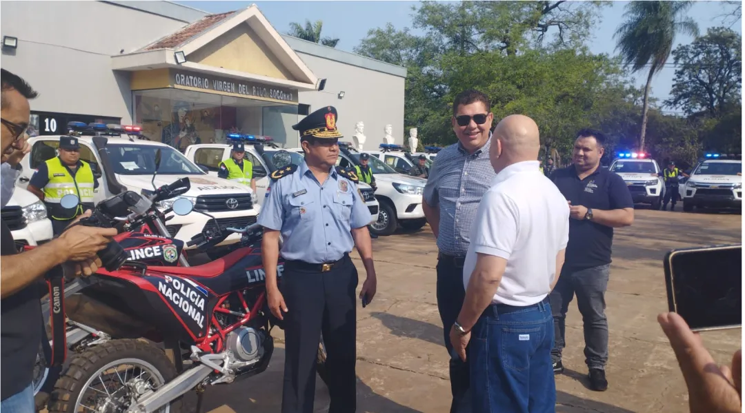Entrega de patrulleras y presentación del Grupo Lince refuerzan la seguridad en Amambay
