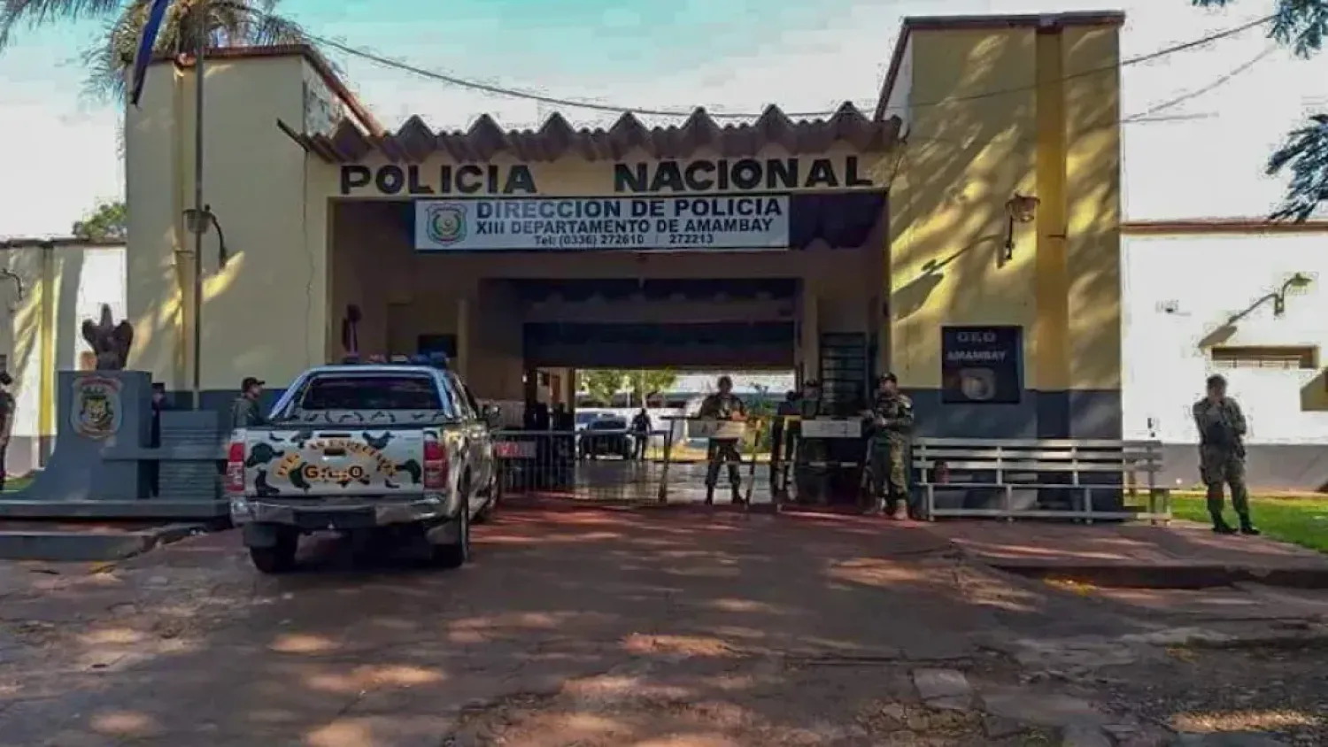 Informe policial de fecha 29-12-2025 en el departamento de Amambay