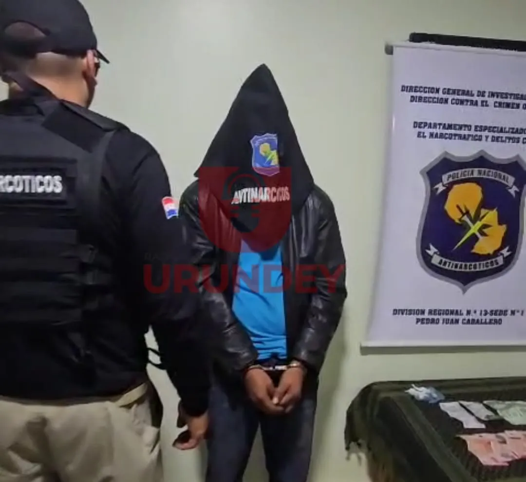Allanan una vivienda en Pedro Juan Caballero y detienen a un hombre por microtráfico