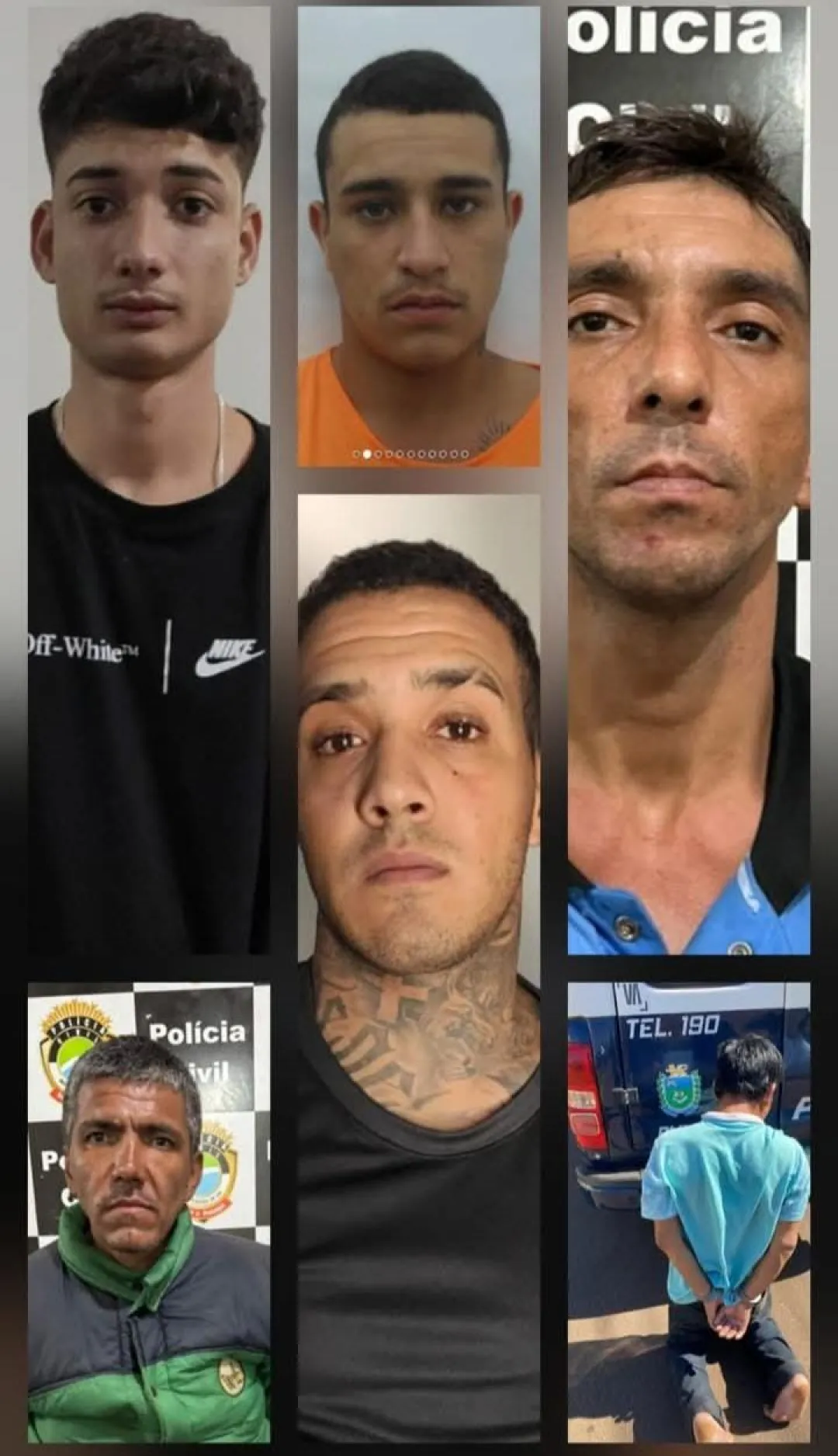 Seis presos escaparon de una sede policial en Ponta Porã