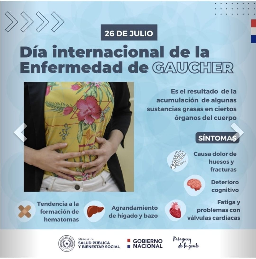 Treinta pacientes con Enfermedad de Gaucher reciben asistencia de Salud Pública